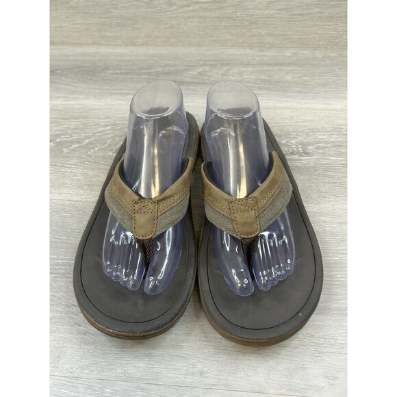 RedHead Brand Co Perth Mens Sandals Slip On  Brown Flip-Flop Size 10 - Picture 2 of 10